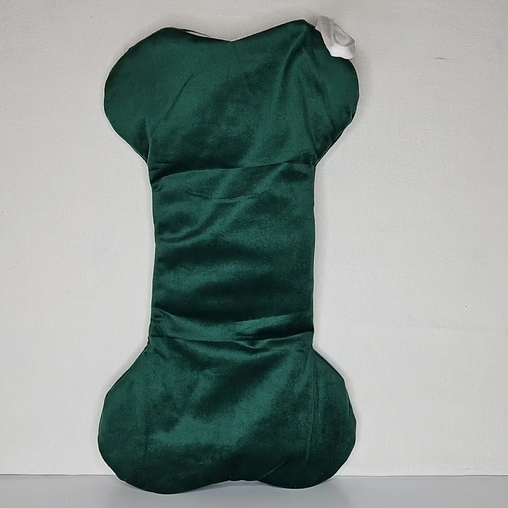 Green Dog Bone Shaped Pet Gift Bag